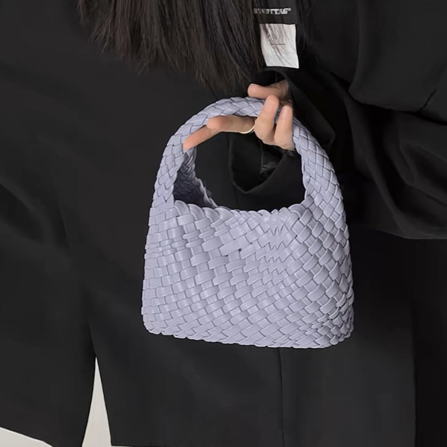 woven handbag set with detachable pouch - Wirfu