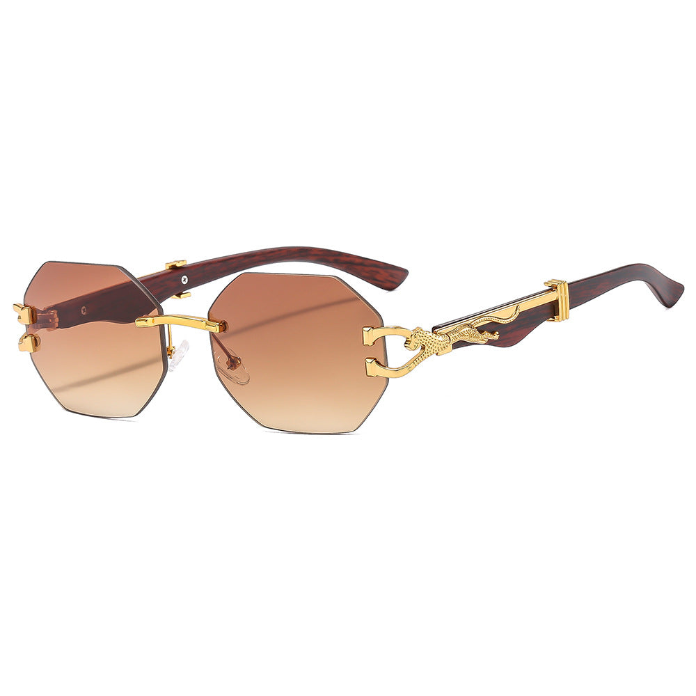 octagonal sunglasses with dragon arms – ASTRAZ
