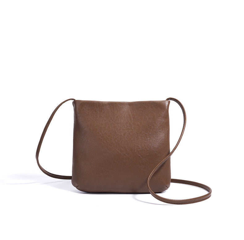 minimalist crossbody bag in matte black – NOIZA
