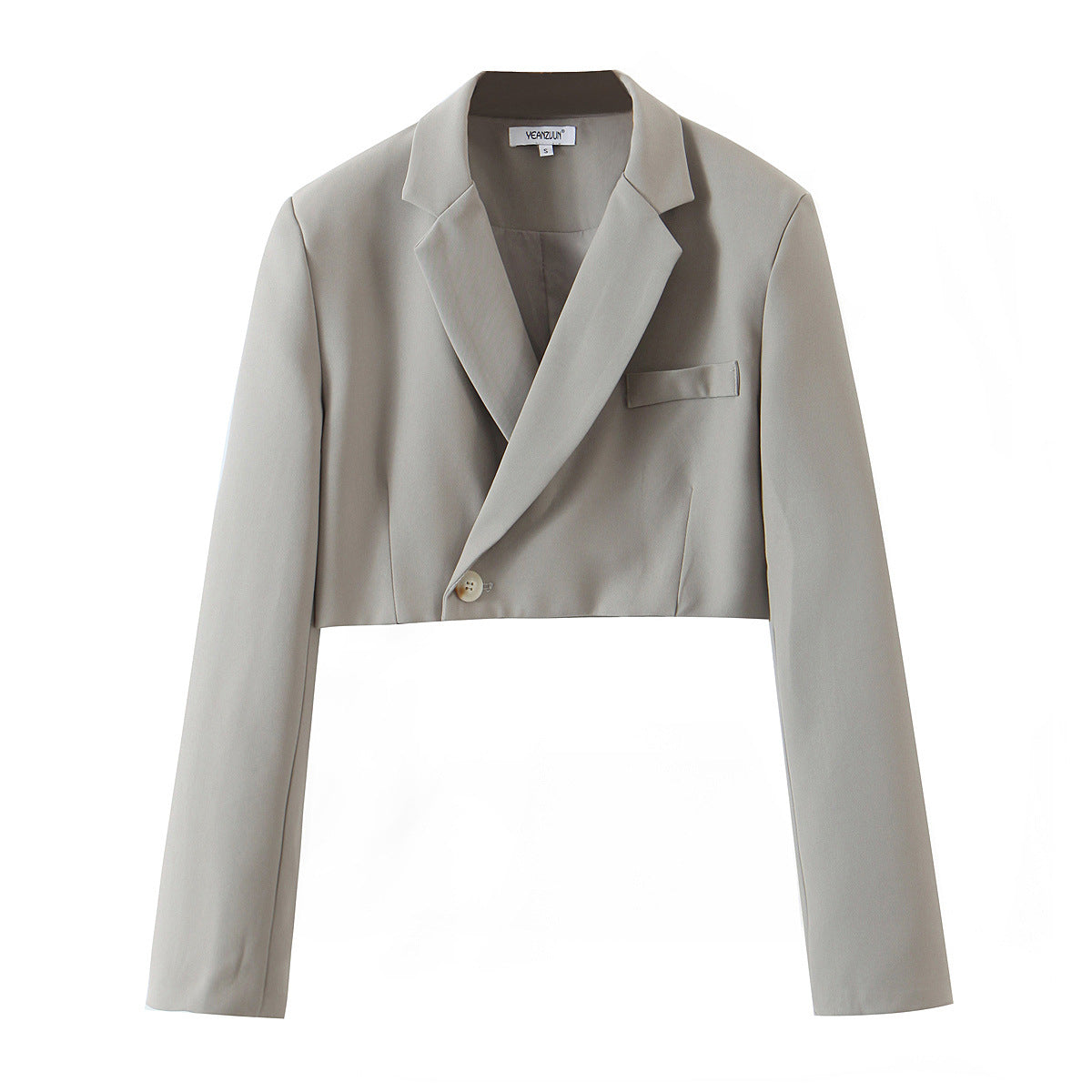 Cropped blazer with wrap skirt - Ikujy