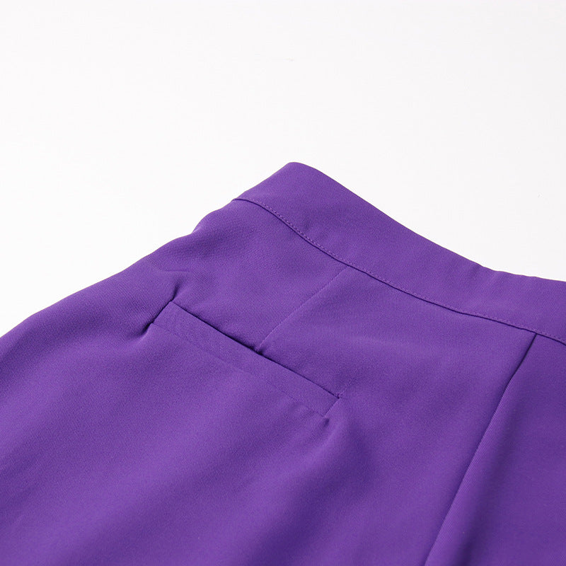 high-waist wide-leg tailored pants - Sapy