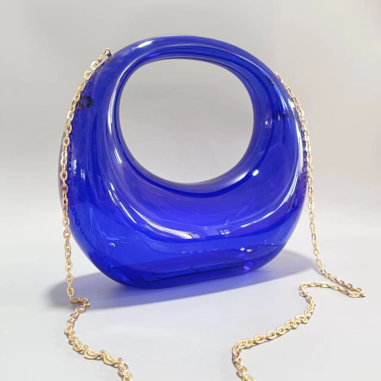 round top-handle acrylic handbag - Errolyn