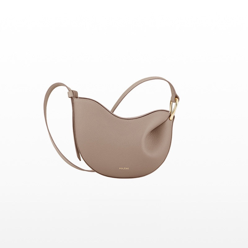 symmetrical saddle crossbody with sculpted wave – ODE