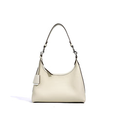 crescent leather shoulder bag with detachable strap – SOLSEA