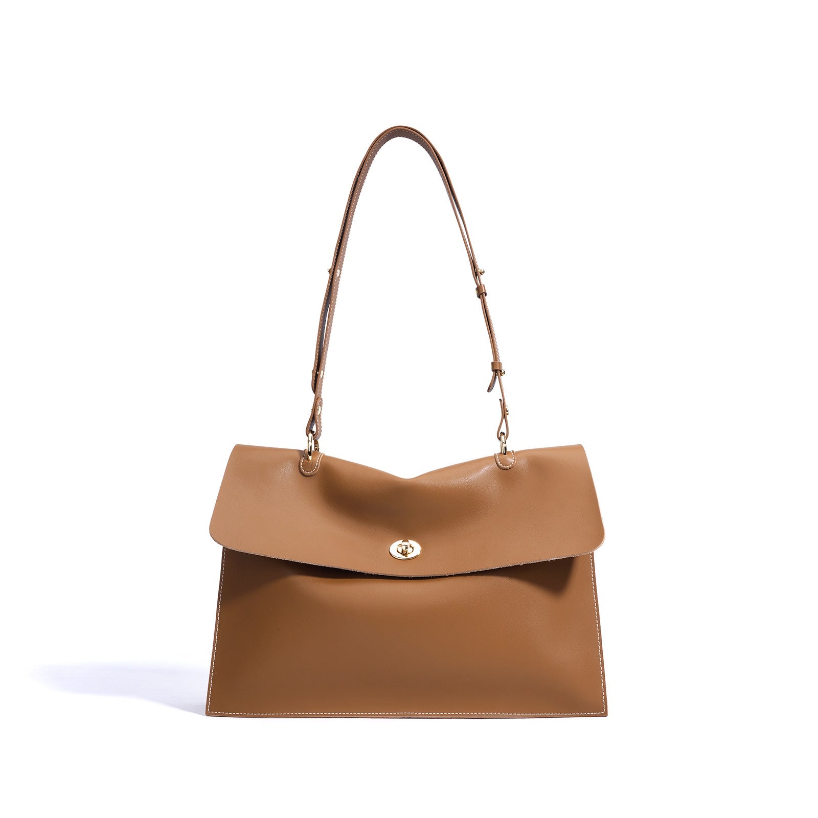 flap shoulder bag with adjustable strap – SIENNA