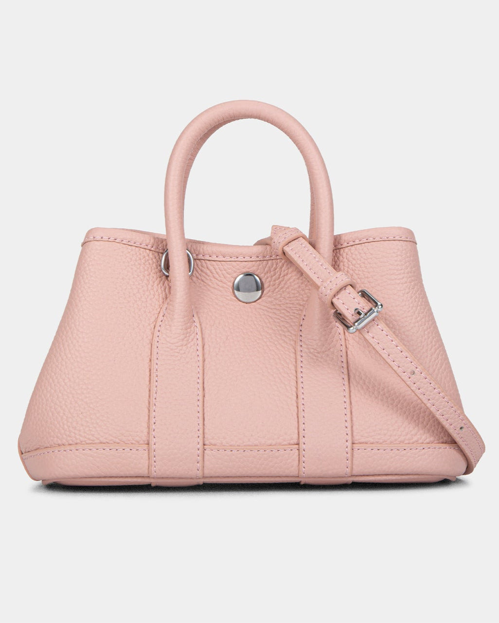 mini tote bag with top handles and crossbody strap - MAZA
