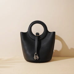mini bucket tote with circle handles – LYRA