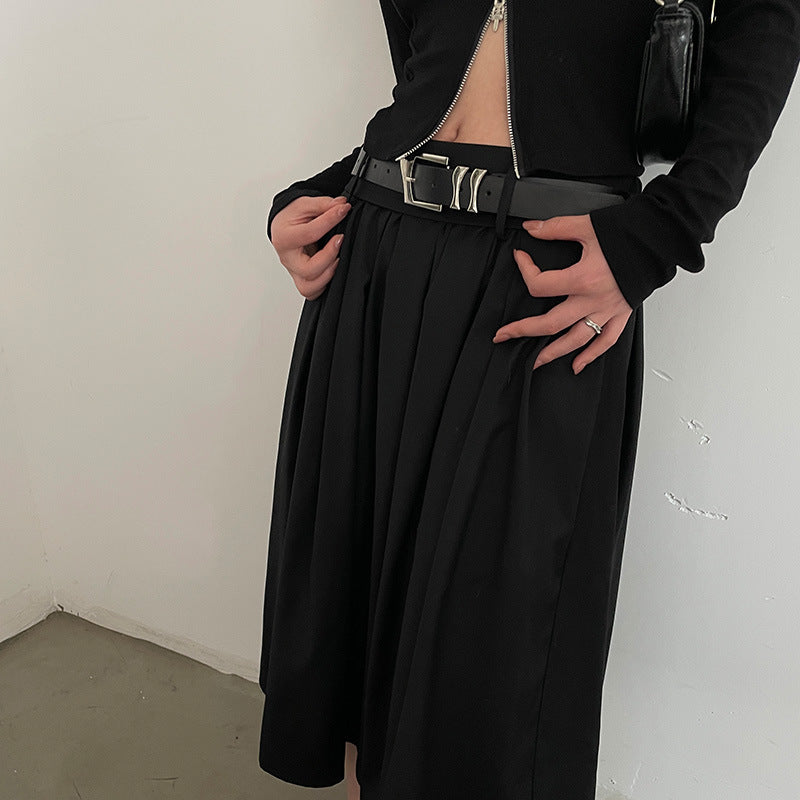 Women's belt with a distinctive design - ERLEN