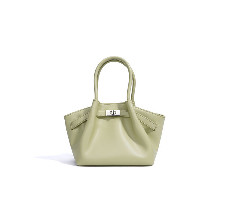 soft-structured mini tote with turn-lock – LILC