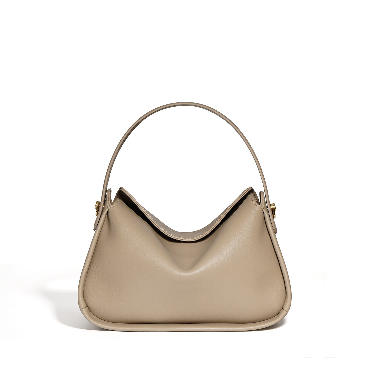 curved-edge shoulder bag with adjustable strap – LILA