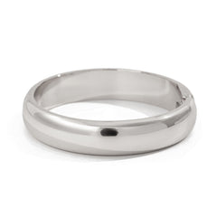 minimalist gold cuff bracelet with rounded finish – NORES