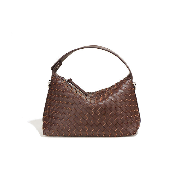 woven hobo bag with sculpted handle – SIENNL