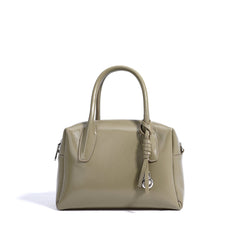 structured mini handbag with knotted charm - DELKA