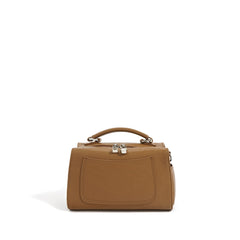 structured trapeze handbag with front patch pocket - NOXIR