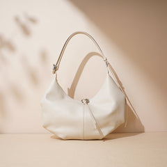 crescent shoulder bag with drawstring detail – NOAX