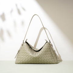 woven shoulder bag with sculpted base – ARIA