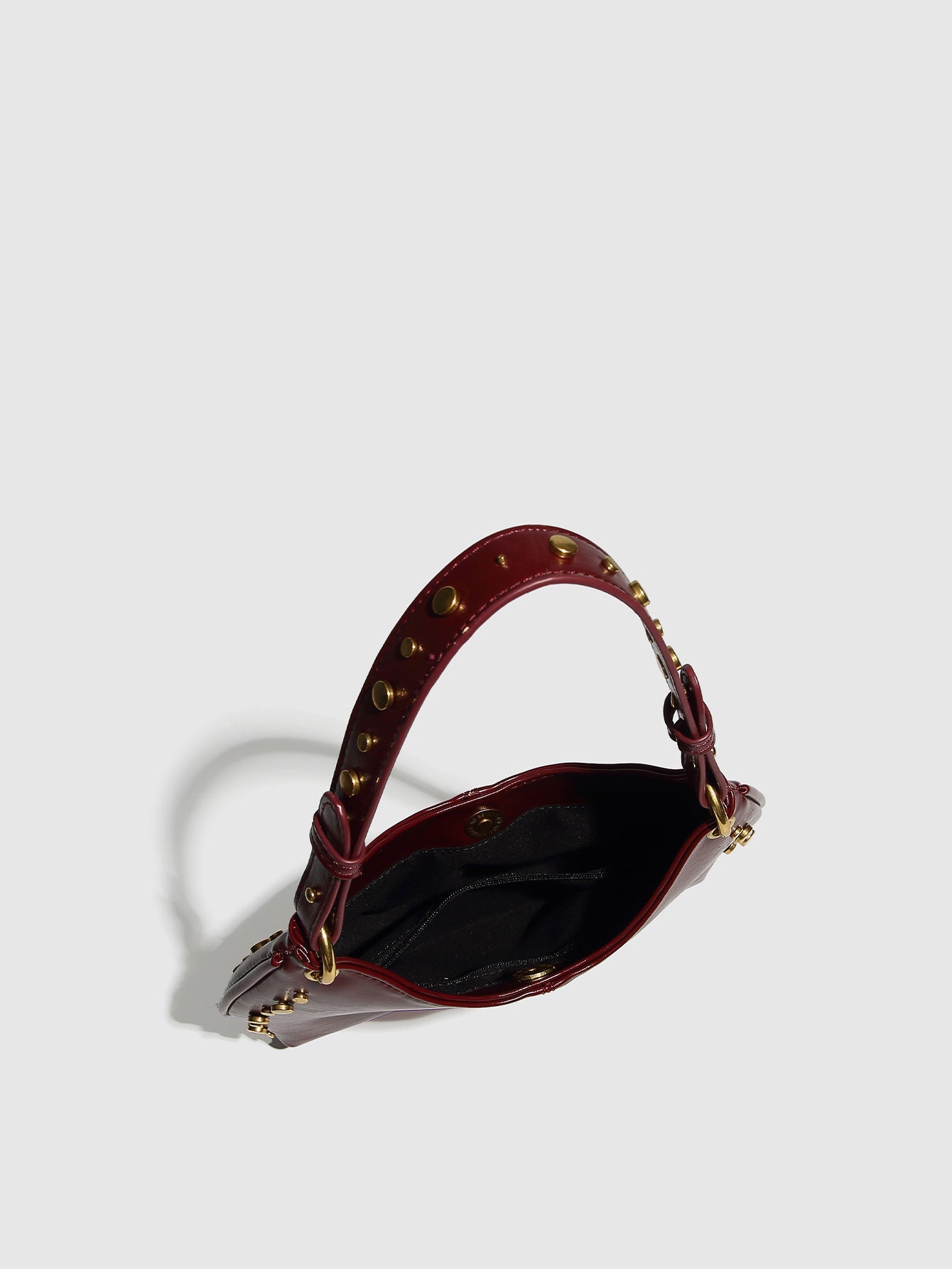 studded crescent shoulder bag – VIXEN