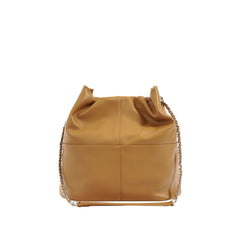 soft gathered shoulder bag with chain strap - MINRA