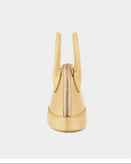 mini dome handbag with textured finish - ELIPSE