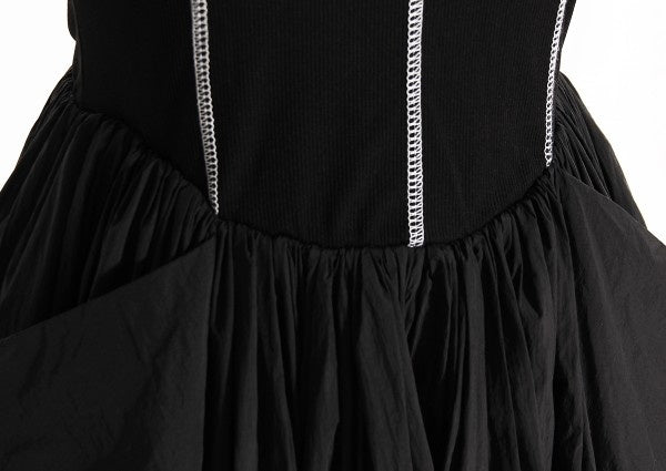 halter neck midi dress with voluminous skirt – Aislign