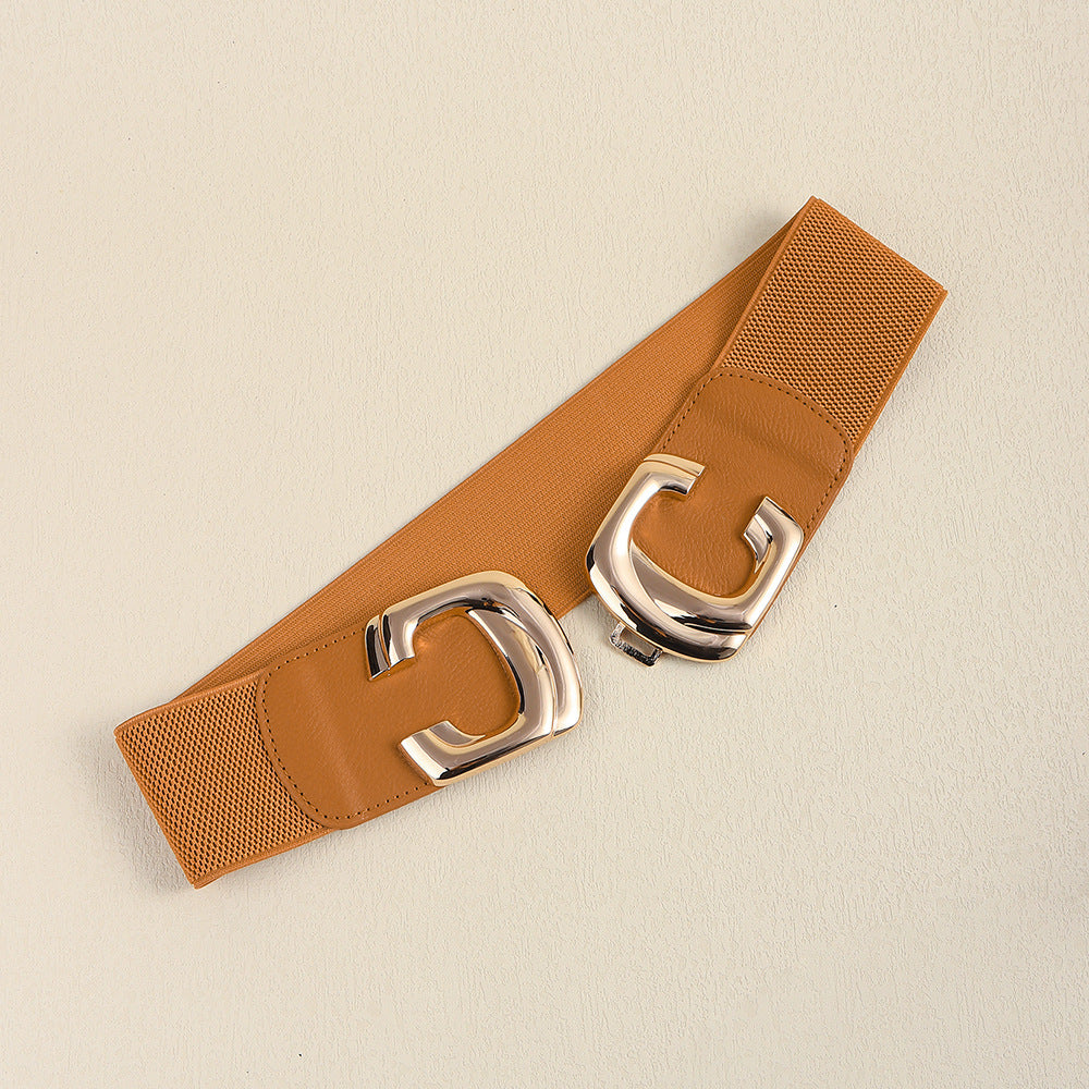 New Women's Coat Belt Elastic Waist Belt - ZEYIA