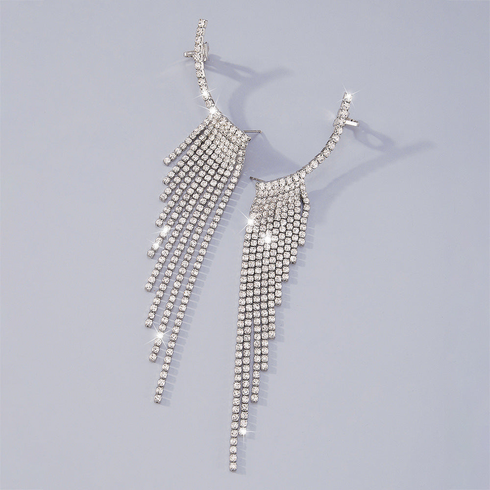 rhinestone fringe ear cuff – NOVAQ