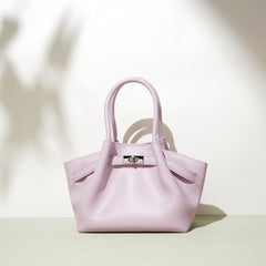 soft-structured mini tote with turn-lock – LILC