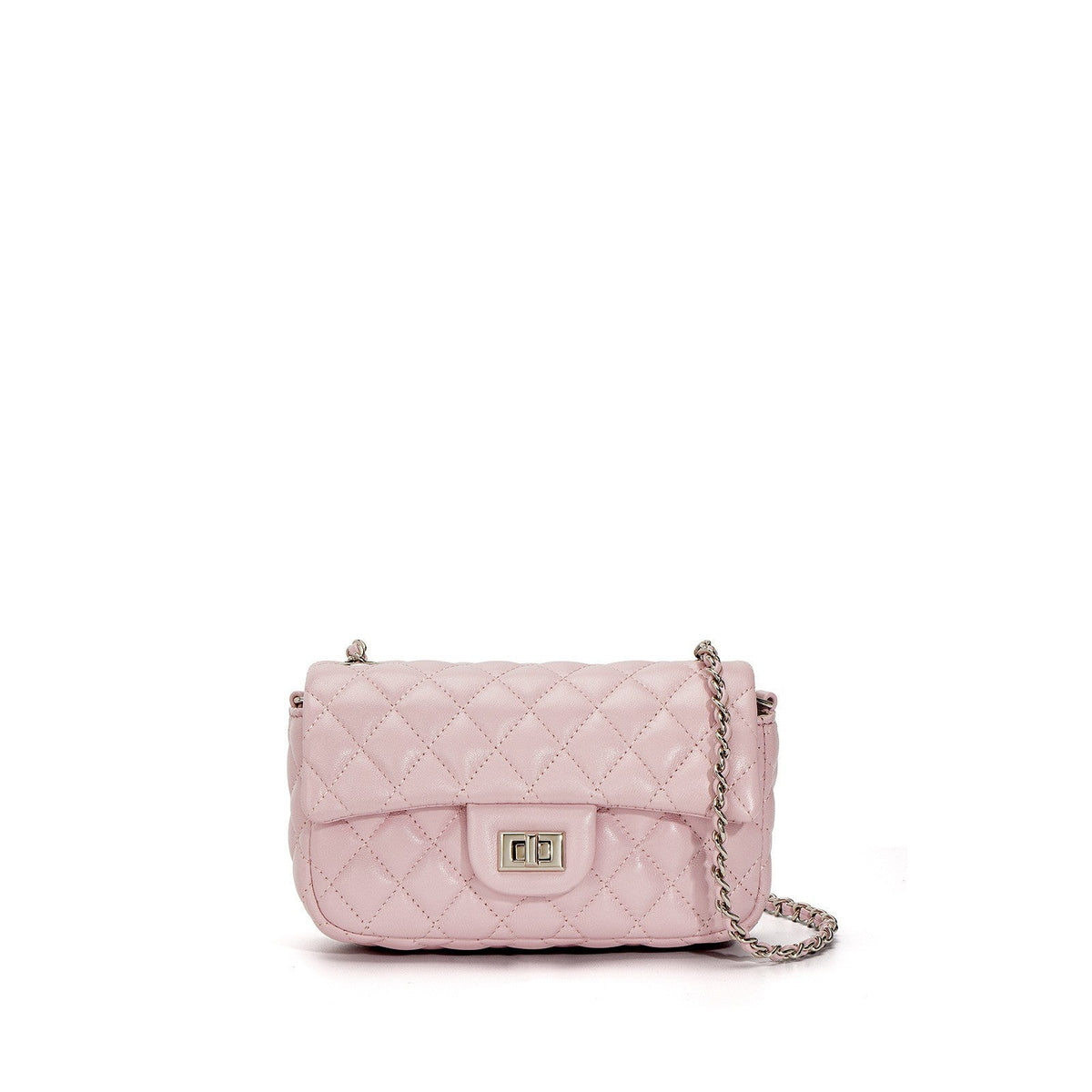 quilted flap mini shoulder bag with chain strap - GISELSE