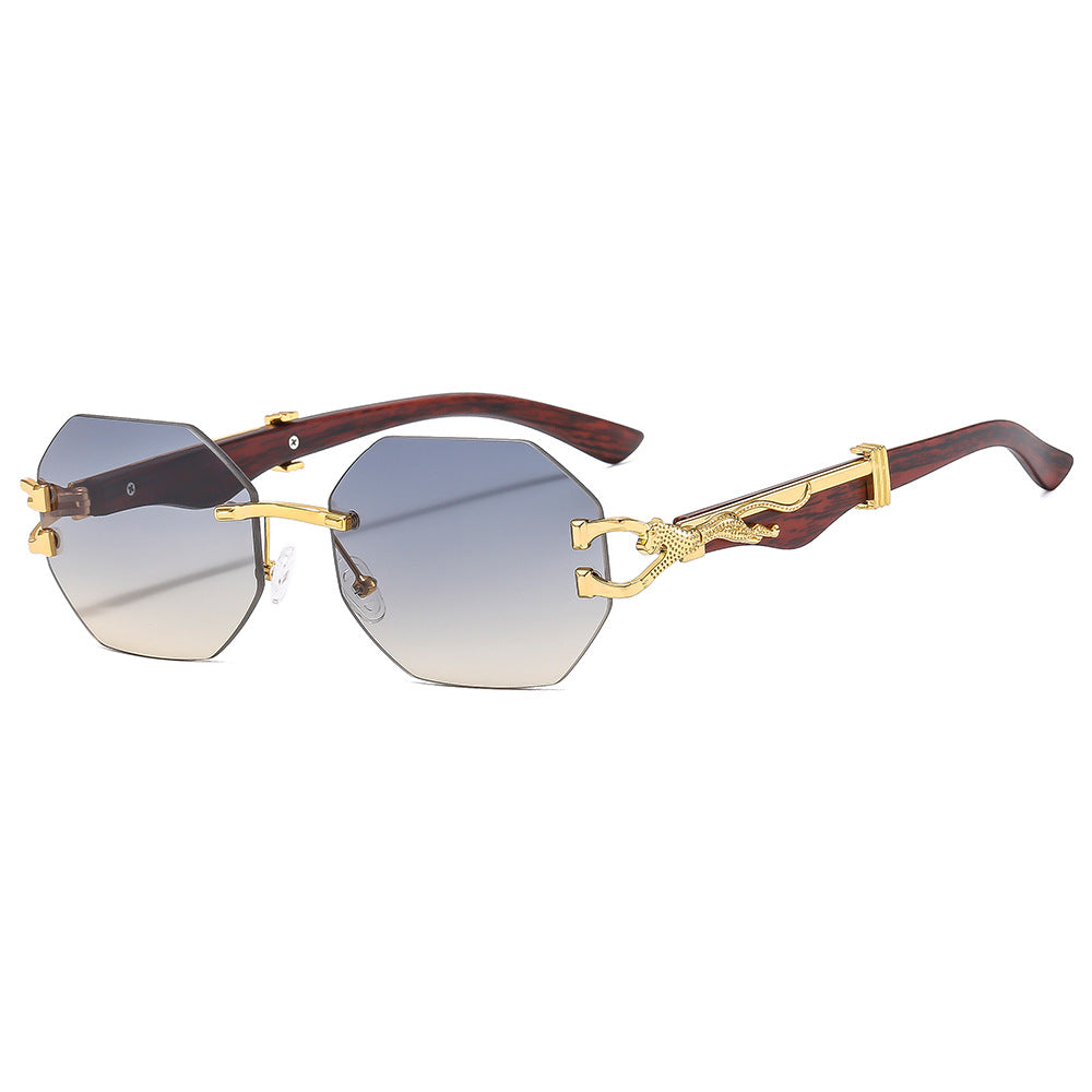 octagonal sunglasses with dragon arms – ASTRAZ