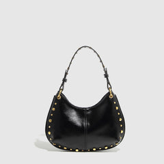 studded crescent shoulder bag – VIXEN