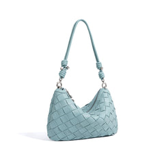 woven hobo bag with knotted handle - AZRAD