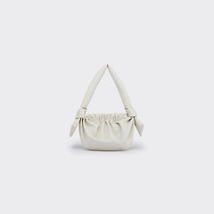 ruched shoulder bag with knotted handle - BELXE