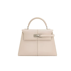 Structured Top-Handle Bag with Turn-Lock Closure – IVIIRY