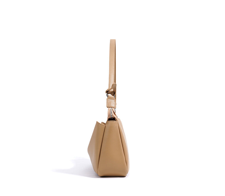 structured shoulder bag with twist-lock clasp - SOFIAQ