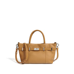 top-handle tote with buckle strap detail – NOIQ