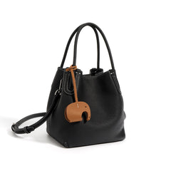 mini bucket bag with elephant charm – TERRA