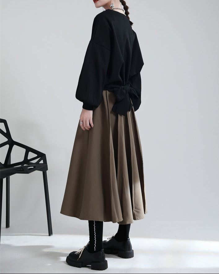 Puff Sleeve V Neck Blouse - Qurwa