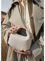 sculpted mini crossbody in pebble taupe – NORWA