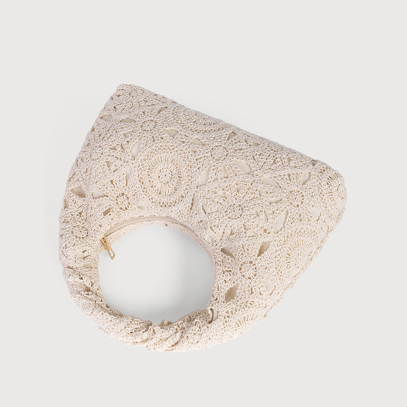 round-handle crochet handbag – LUNEH