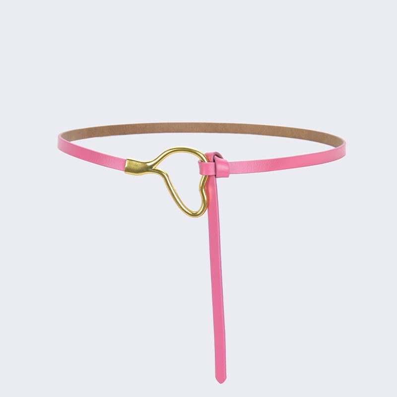 Women's Genuine Leather Belt with Knot - GIKIN