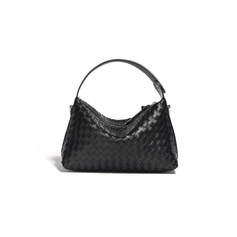 woven hobo bag with sculpted handle – SIENNL