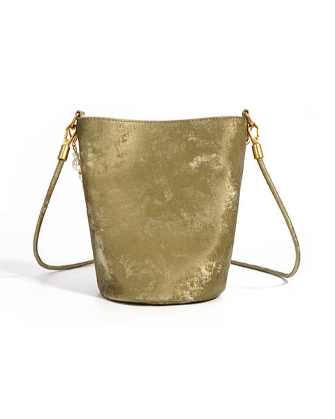 bucket mini bag with pearl strap detail - AIRAV