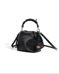 Structured top handle bag with coiled strap - MIPLA
