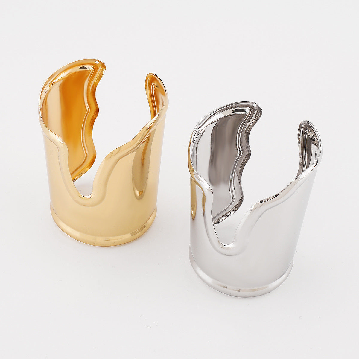 sculptural split cuff bracelet – VORTEX