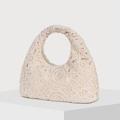 round-handle crochet handbag – LUNEH
