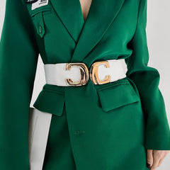 New Women's Coat Belt Elastic Waist Belt - ZEYIA