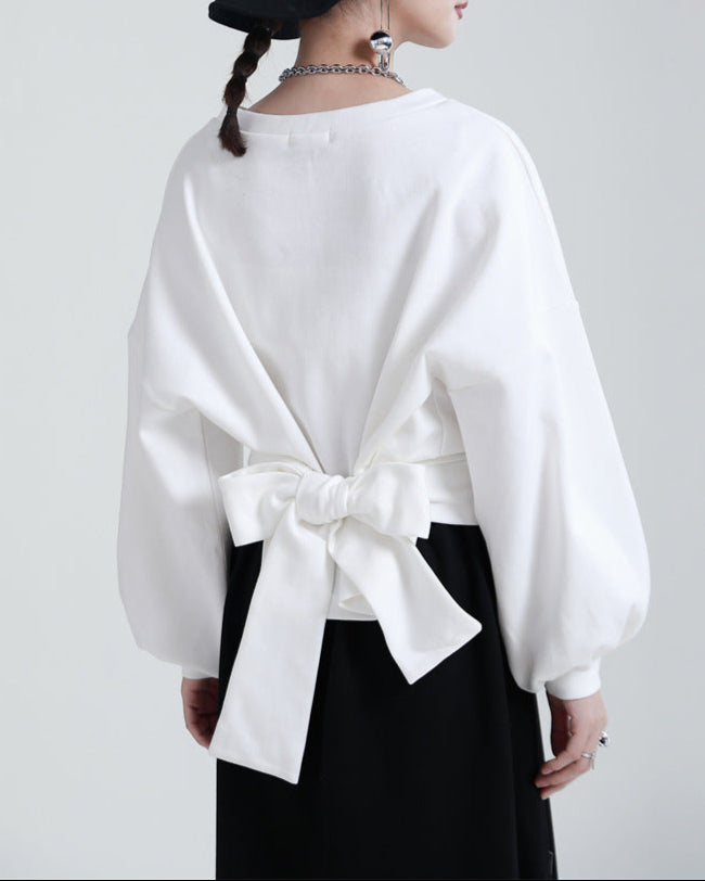 Puff Sleeve V Neck Blouse - Qurwa
