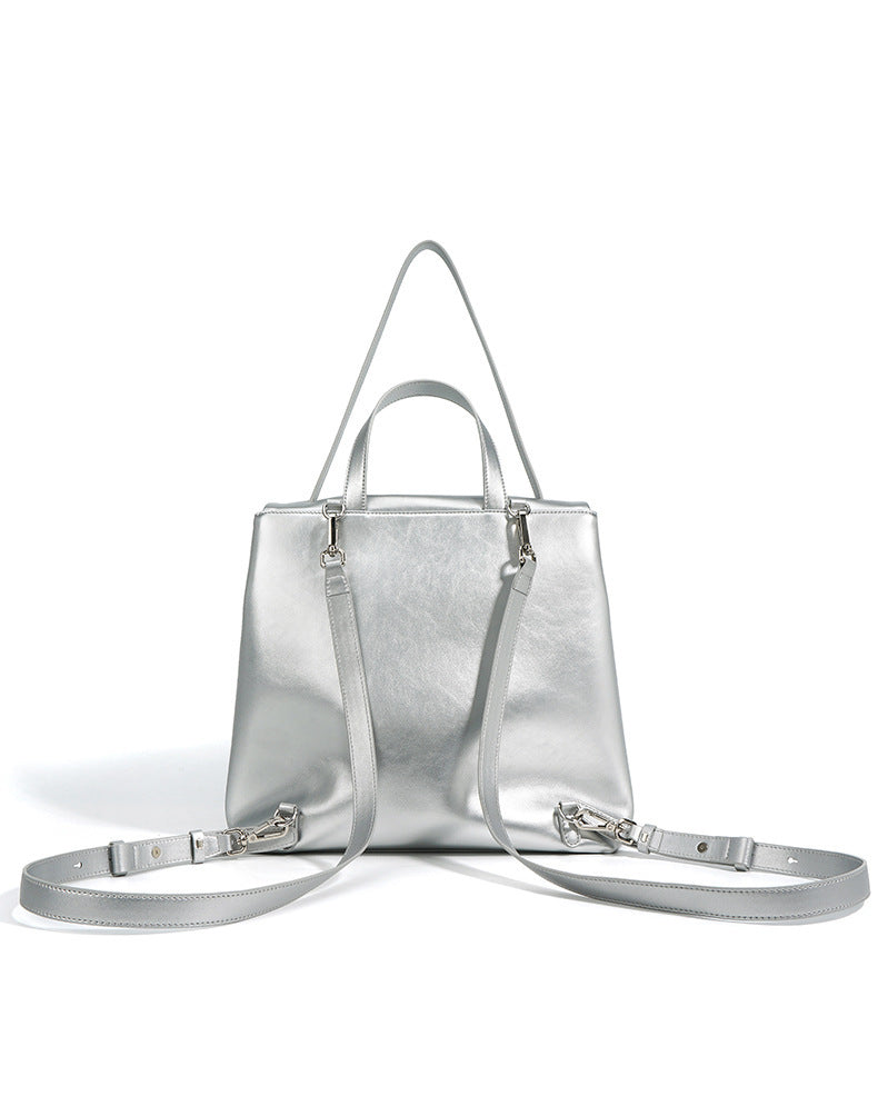 oversized structured flap bag with top handle – NOIH