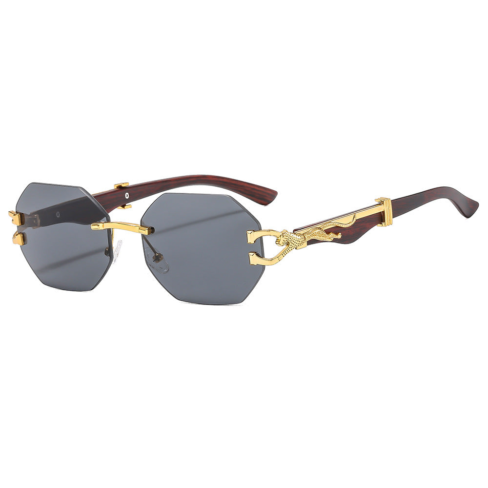 octagonal sunglasses with dragon arms – ASTRAZ