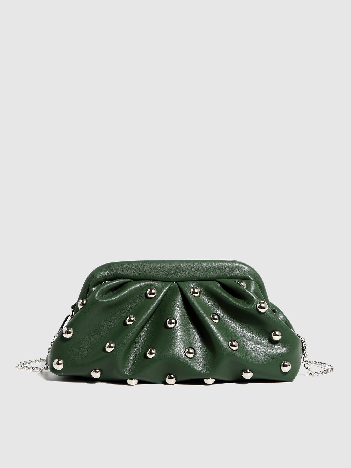 Clutch bag with studded accents - Esduri
